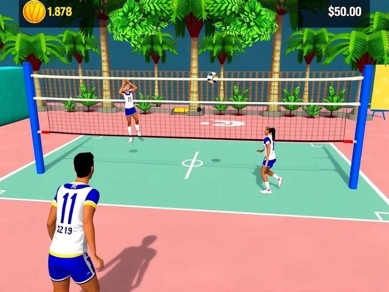 Goa Junior Volleyballers gameplay screenshot